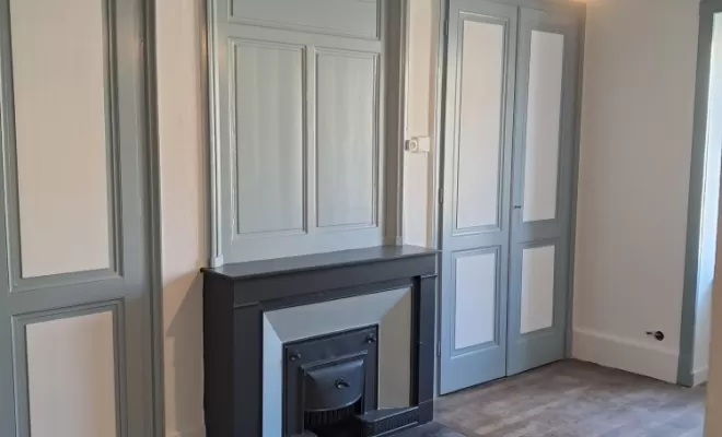 rénovation en peinture de toutes les piéces de l 'appartement