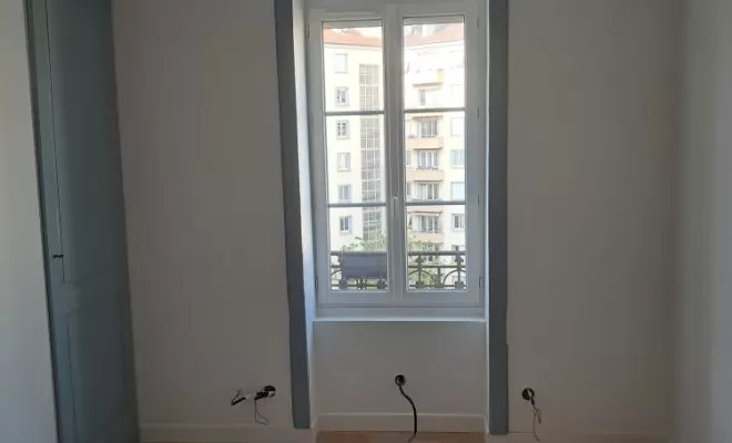 Mise en peinture finition du placo 