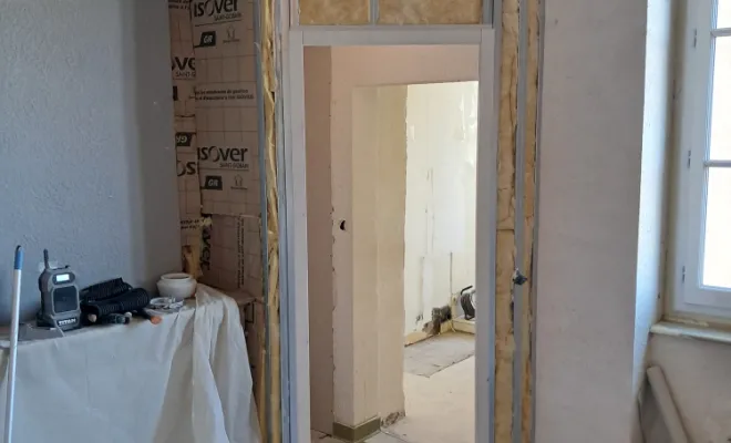 Rénovation d'un appartement en placo plâtre , Villars-les-Dombes, GDMpeinture