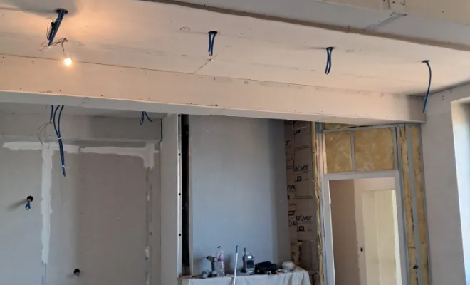 Rénovation d'un appartement en placo plâtre , Villars-les-Dombes, GDMpeinture