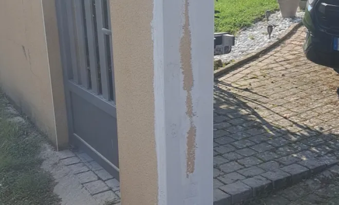 Pilier et muret extérieur , Villars-les-Dombes, GDMpeinture