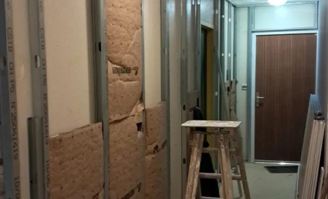 Isolation phonique des parties communes d'un immeuble , Villars-les-Dombes, GDMpeinture