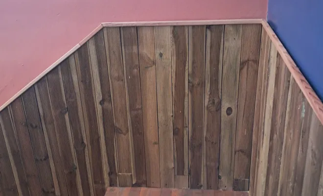 Protection murale dans une cage d'escalier , Villars-les-Dombes, GDMpeinture