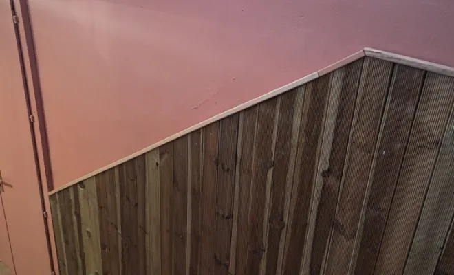 Protection murale dans une cage d'escalier , Villars-les-Dombes, GDMpeinture